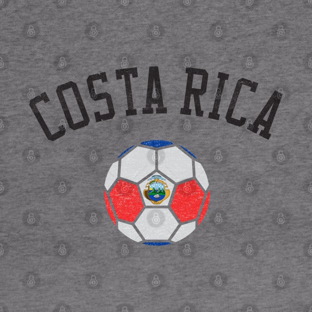 Costa Rica Soccer Team Heritage Flag by ryanjaycruz